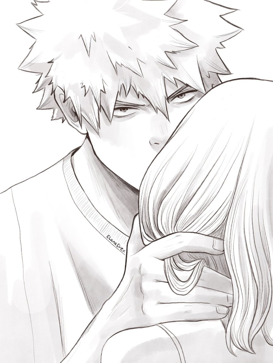 elanadrex's tweet photo. What are you looking at? 😠

#kacchako https://t.co/n59PtyDTrZ