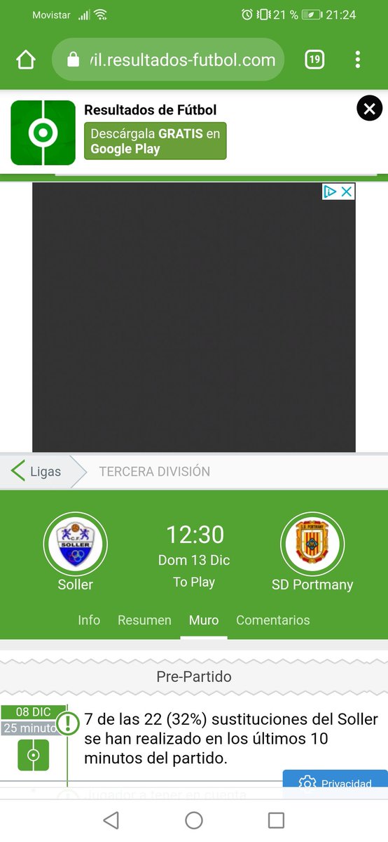 Totalfield1's tweet photo. PREVIA : El @SDPortmany de @pablo_tenza buscará revertir la dinámica negativa de las últimas jornadas y conseguir los 3 puntos en su visita a soller. Una victoria muy necesaria para el equipo visitante. Vamos a por ellos!! ((3a grupo 11)) https://t.co/Y68PA3WOuB