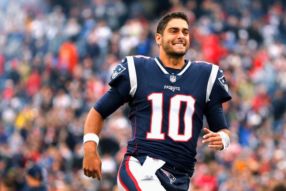 Jimmy Garoppolo is traded back to the Patriots. Brady likely had more of a hand in trading Jimmy G away than Belichick. Cam Newton re-signs with NE or goes to BUF to backup Josh Allen.