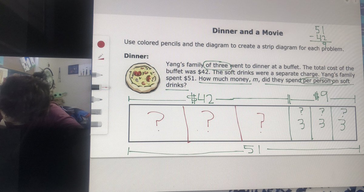 JurassicGaby's tweet photo. GREAT conversations today during small groups! We discussed imposter answers 🔴, thinking aloud🗣 through through strip diagrams and choosing strategies that work best ✅! Very proud of our Scotties! #MathIsTheWay 🤓 https://t.co/xhImcF5LgL