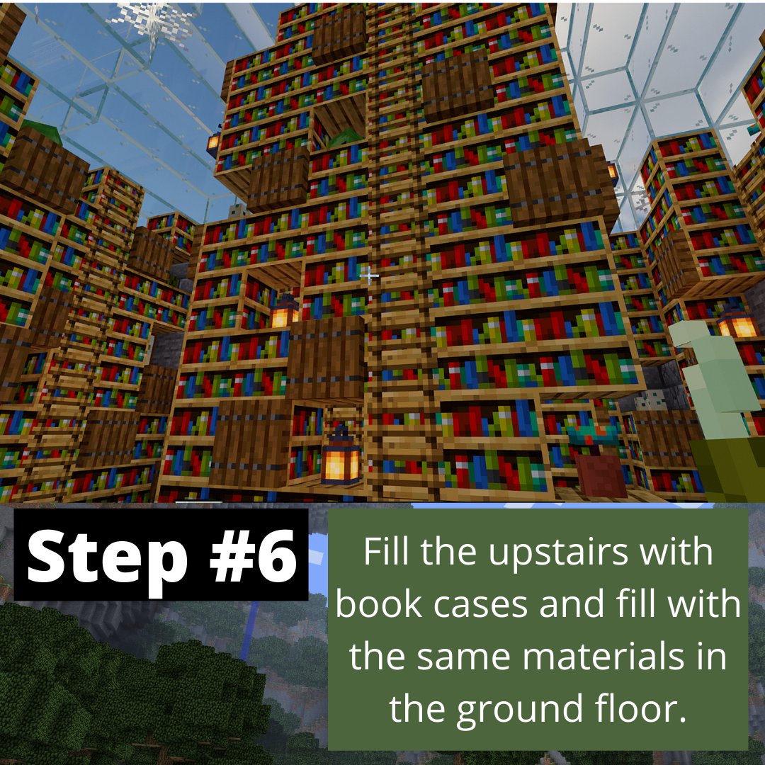 trainer_time's tweet image. Library Tutorial part 2 of 2. 

As promised, here it the library tutorial. Make sure to keep liking our stuff to get more tutorials!!

#Library #Minecraft #MinecraftLibrary #MinecraftTutorials #Tutorials #MinecraftBuilds #MinecraftIdeas #MinecraftBuildIdeas #TrainerTime #Toots