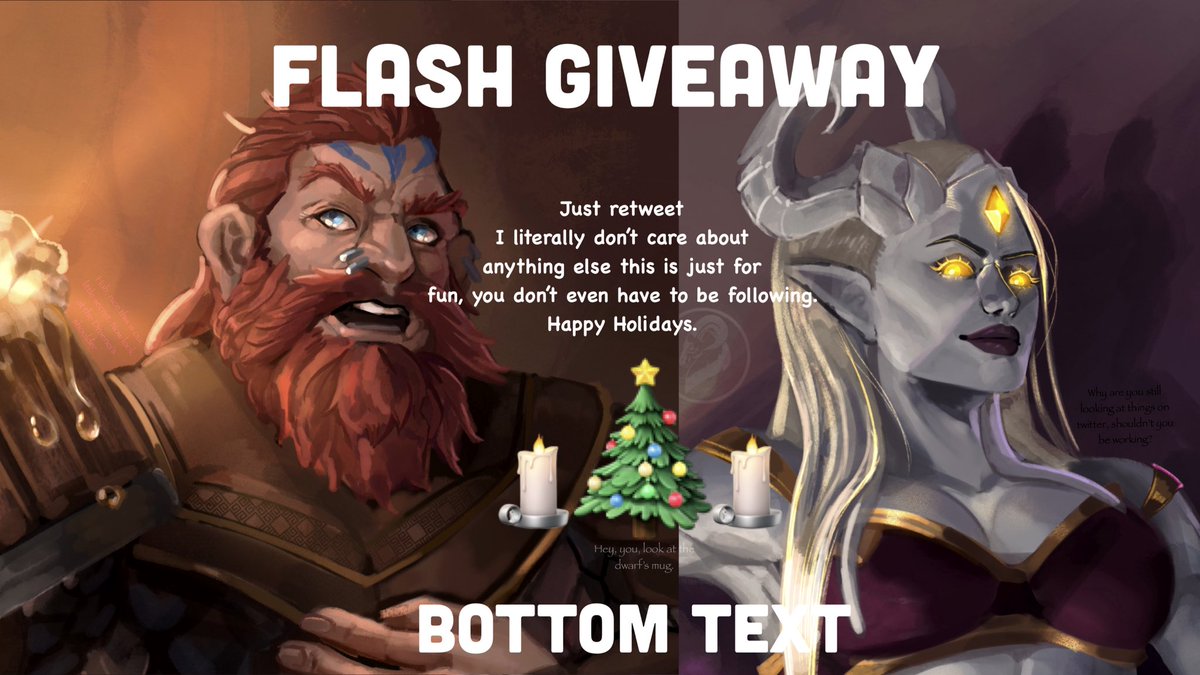 wildchargeart's tweet photo. 24 hour giveaway, no follow needed. Retweet post to enter. 
Shhhhh appreciate my hard work on the sample image. Winner gets a stylized painterly portrait. 🎄✨🕯 https://t.co/gb00LDoK9z