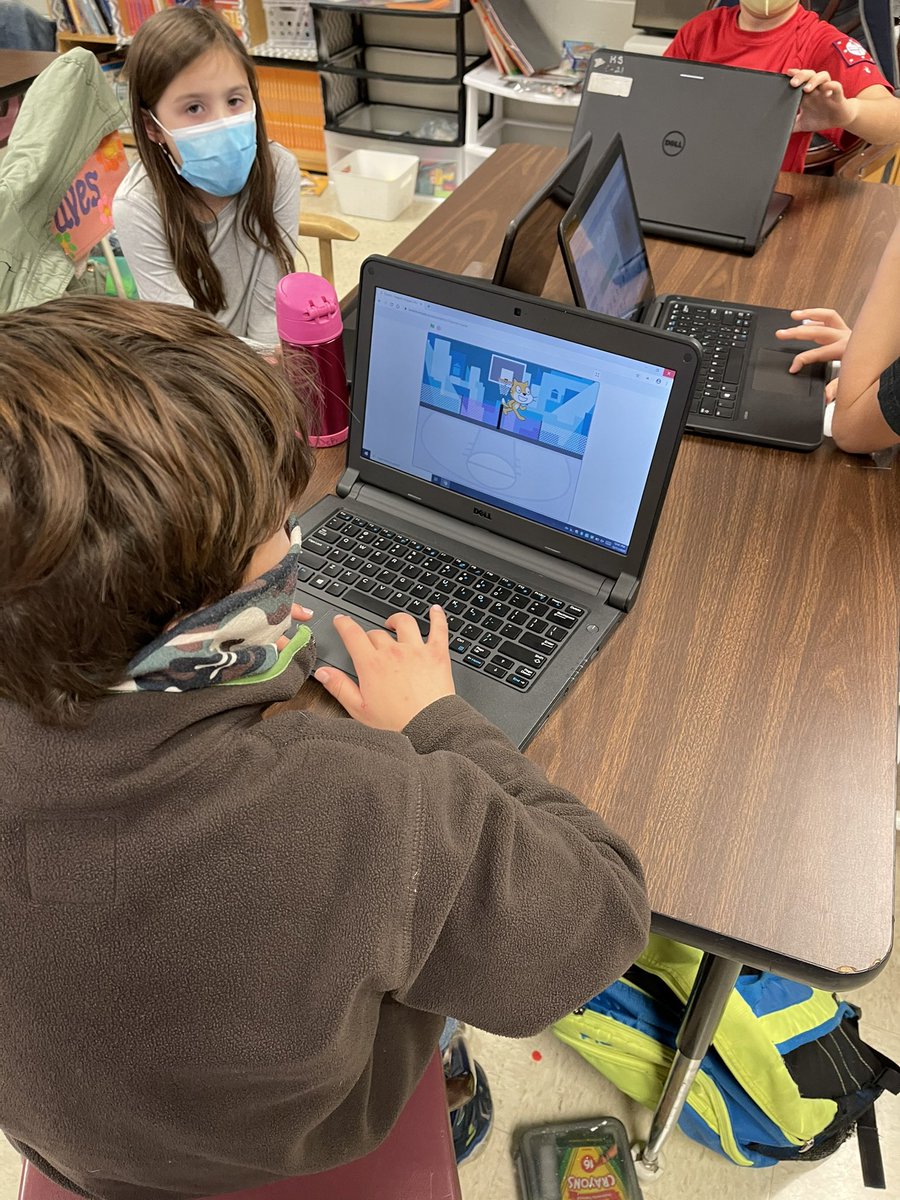 techyteacher25's tweet image. I am not sure who has had more fun today! Loved wrapping up coding week with @scratch and starting our force and motion STEM activity! @FordEScobb @CobbInTech @cobbscience @STEMcobb #WeekofCode