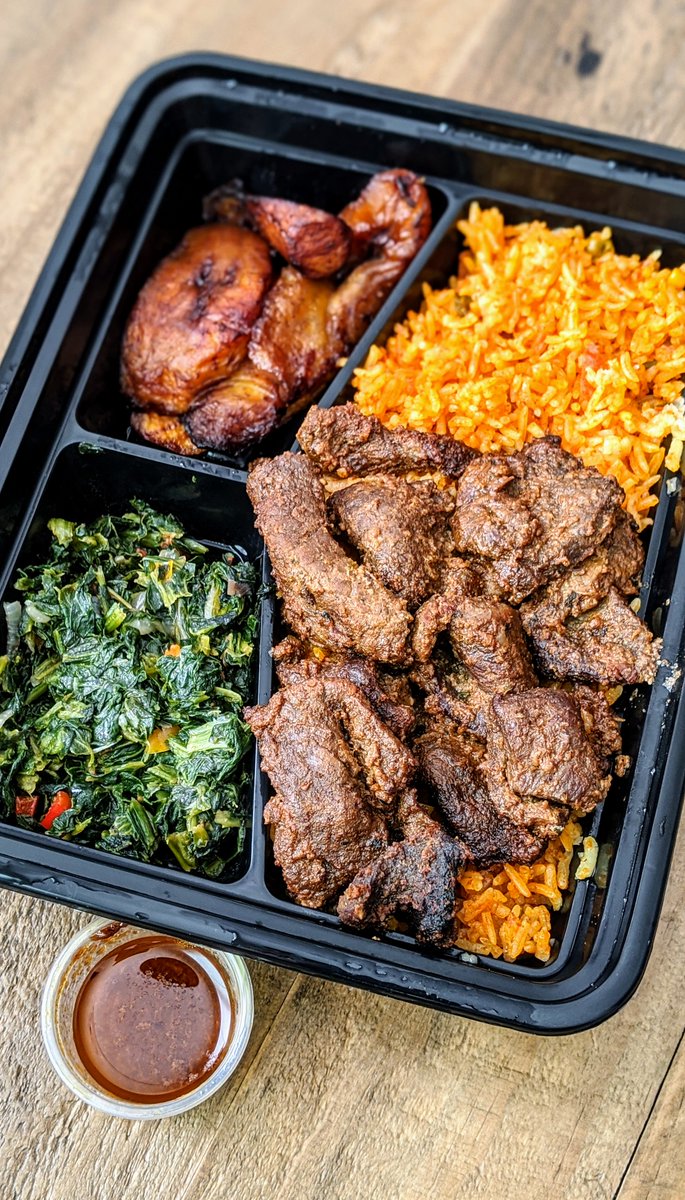 <a href="/AfricanChop/">African Chop</a> CAMEROON 🇨🇲
The truck is off the streets for now as office buildings aren't being used, but you can pick up downtown at their new site.

📍African Chop, 1301 S. Main Street, Fashion District, DTLA.
ℹ️ eattheworldla.com/2020/12/africa…