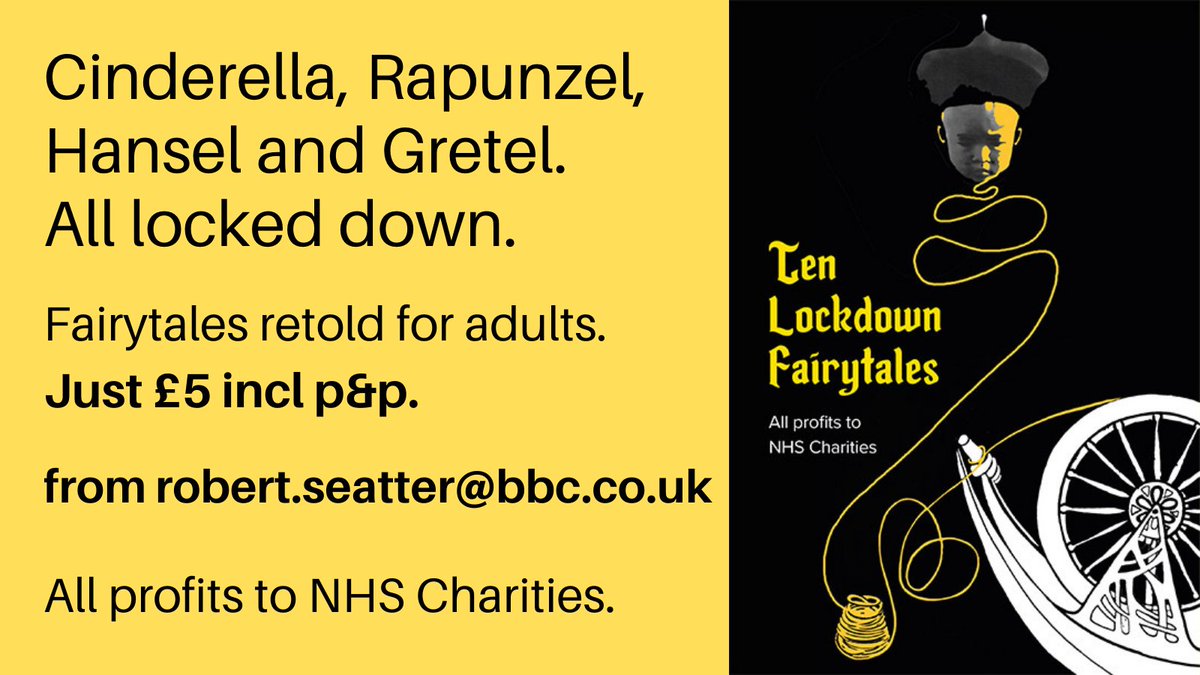 greatappeal's tweet photo. A perfect blend of #fairytale, #poetry and #fundraising for #NHS Charities. Order from robert.seatter@bbc.co.uk  Design gifted by our own Creative Director. £5 incl p&amp;p https://t.co/33O9ZZtKuk