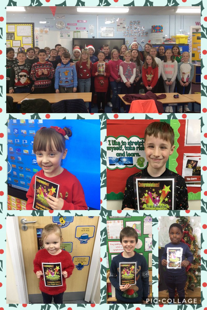 brynderiprimary's tweet photo. Llongyfarchiadau i Gwener Gwych Award Winners ⁦@BrynDeriPTA⁩ #ChristmasJumperDay #ProudWeek #fabulouschildren https://t.co/FOcqWU6tn8