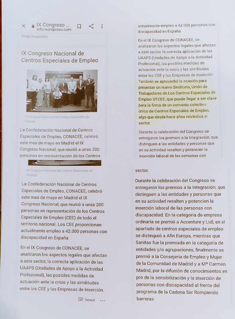 CCOO grupoSIFU provincia Barcelona tweet media