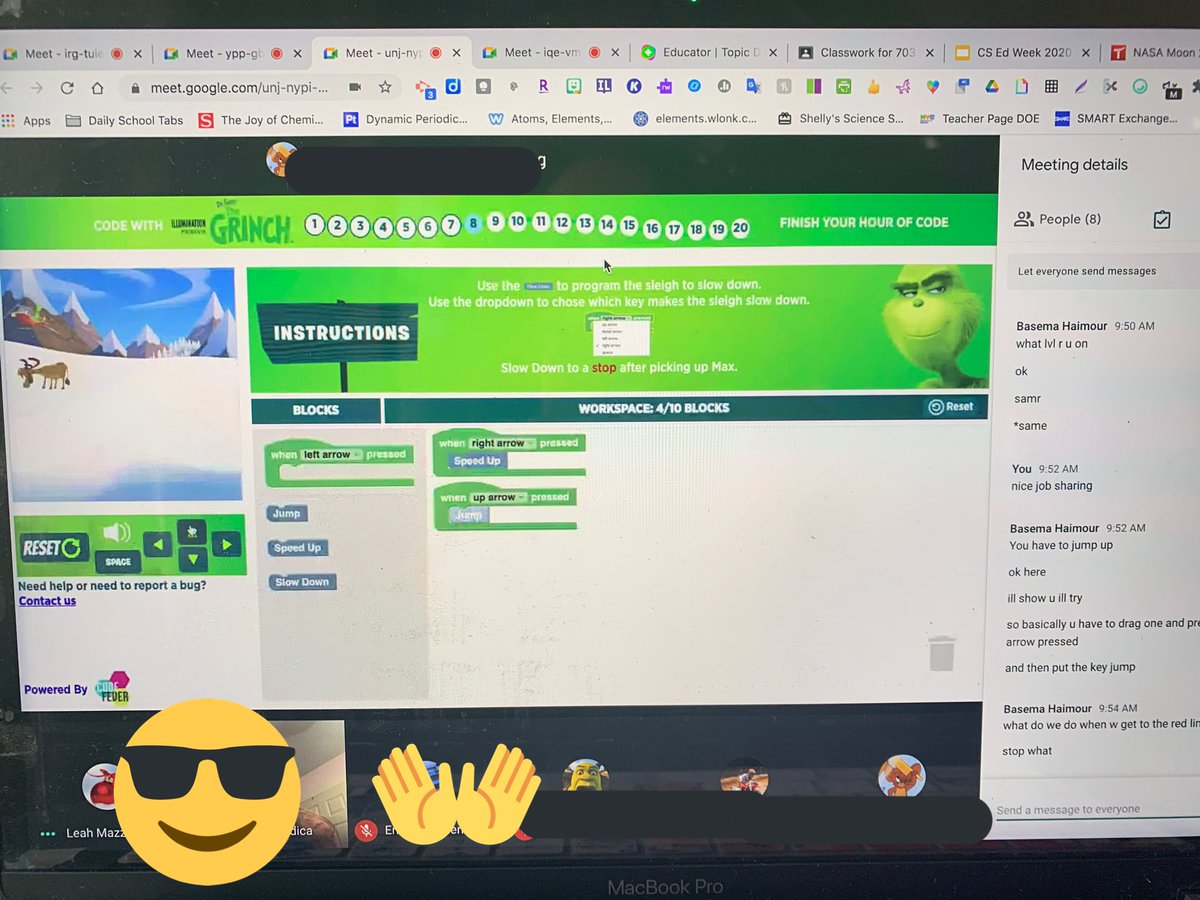 mrsmarc24's tweet image. The #HourOfCode2020 looked differently this year, but my Ss worked together in breakout rooms for their activities thx @ValerieBrock24 #CSEdWeek2020 #CSForAllNYC #24doesmore