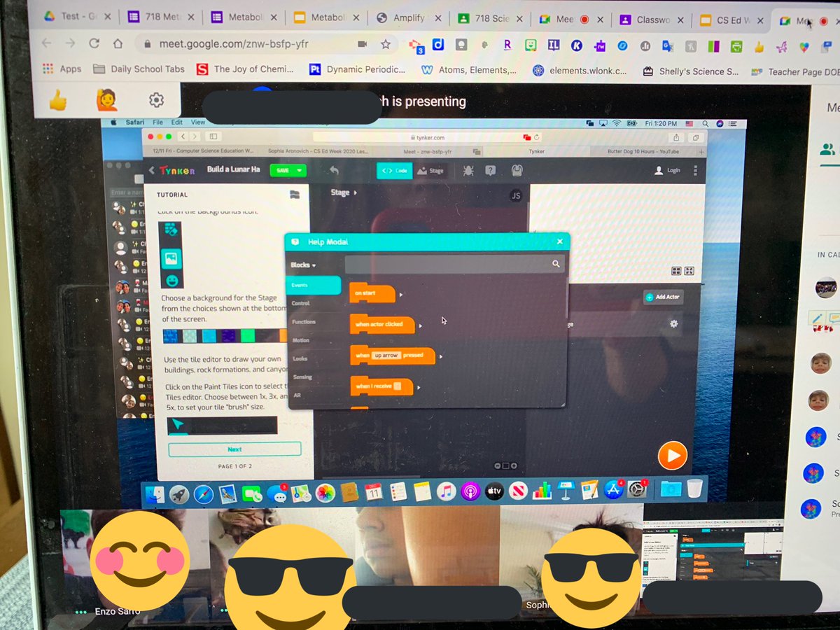 mrsmarc24's tweet image. The #HourOfCode2020 looked differently this year, but my Ss worked together in breakout rooms for their activities thx @ValerieBrock24 #CSEdWeek2020 #CSForAllNYC #24doesmore