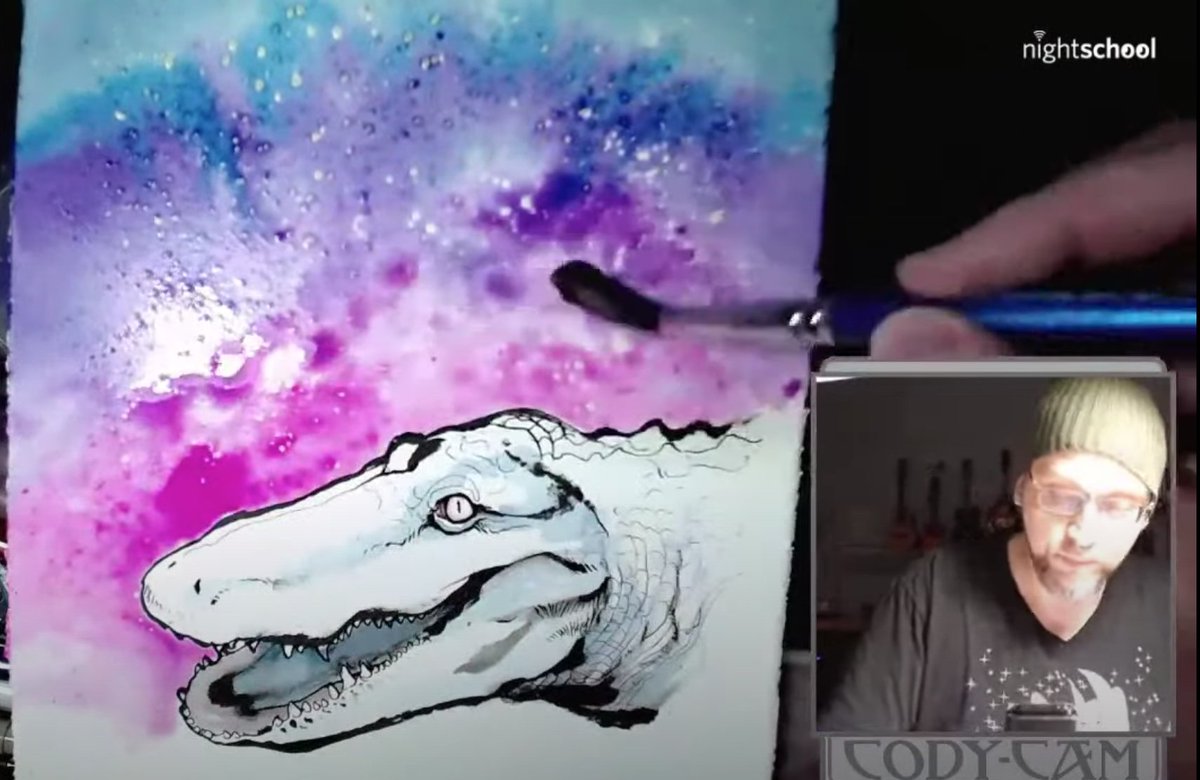 Missed last night's NightSchool, with its Claude watercolor, mini-Claude terrarium, &amp;  DJ Claude? No worries! Science Craft Fair is on YouTube (along with the 29 other NightSchool programs we've done this year): bit.ly/2JUytkA