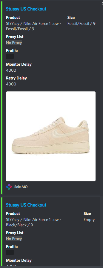 Set up 10 min before the drop and <a href="/soleaio/">Sole AIO</a> went brrrr

S/o @ localhost for always holdin it down 🤣

Group: <a href="/SoleSpplyCo/">Sole Supply Co.</a>