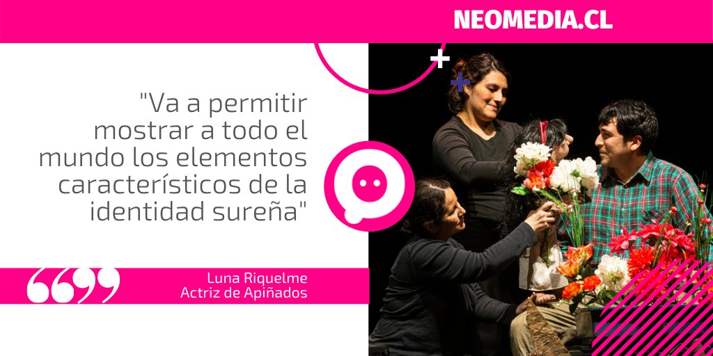neomediacl's tweet photo. 🎭 Luna Riquelme, actriz y guionista de @apinados, conversó con nosotros sobre el estreno de "Memorias de Melipulli", la obra que rememora hitos del sur de Chile.

👉 +INFO acá: https://t.co/VQxC0nGMaW https://t.co/3vGN2hWBjm