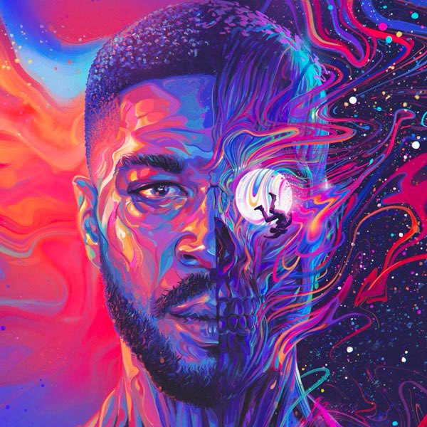 Popular albums as cartoons! A ThreadRobin on the moon 3 - Kid Cudi