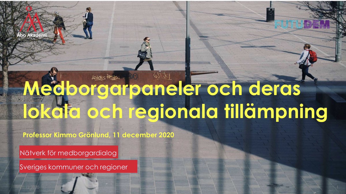 KimGron's tweet image. Ett av årets trevligaste uppdrag var föredraget jag fick hålla i morse inför nätverket för medborgardialog vid Sveriges Kommuner och Regioner #SKR. @NilsMunthe fungerade som en utmärkt moderator. #deliberation #DemInno #medborgarpanel