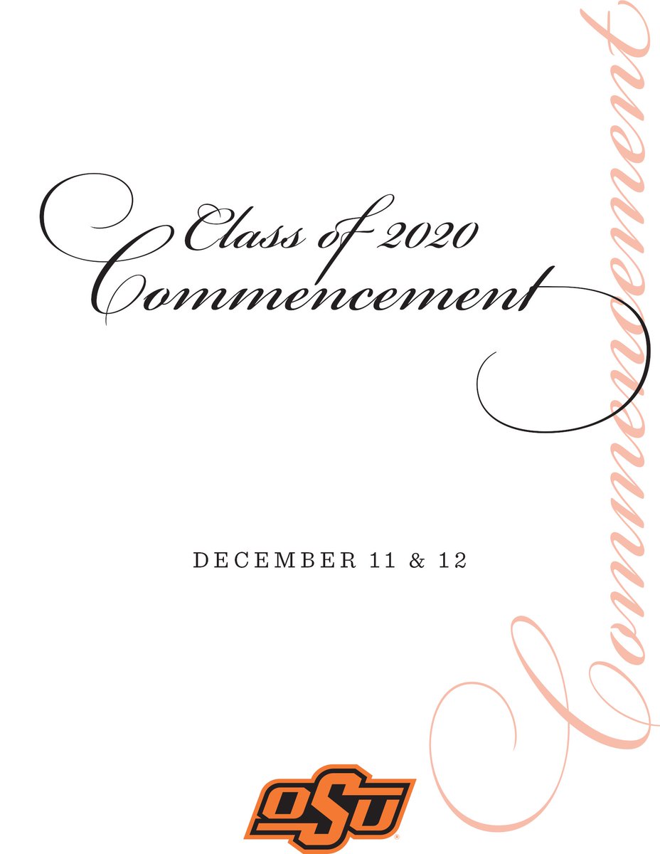 RegistrarOSU's tweet image. Have questions about watching the virtual commencement ceremonies, viewing the commencement program or needing to know which time your ceremony begins? Click registrar.okstate.edu/commencement/ for information on today’s and tomorrow’s ceremonies.