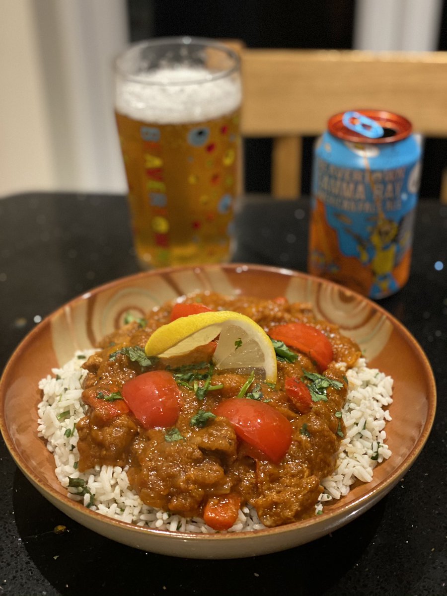 mikeymooser's tweet photo. @Als_Kitchen_ Lamb Rogan Josh done β
A-Ma-Zing Al. The Mrs @Joanne09157322 says itβs the best yet! β₯οΈ Delightful with a @BeavertownBeer Gamma Ray! #alskitchen #roganjosh #amazing #BIR #beavertown #gammaray https://t.co/g51fUlzAYe
