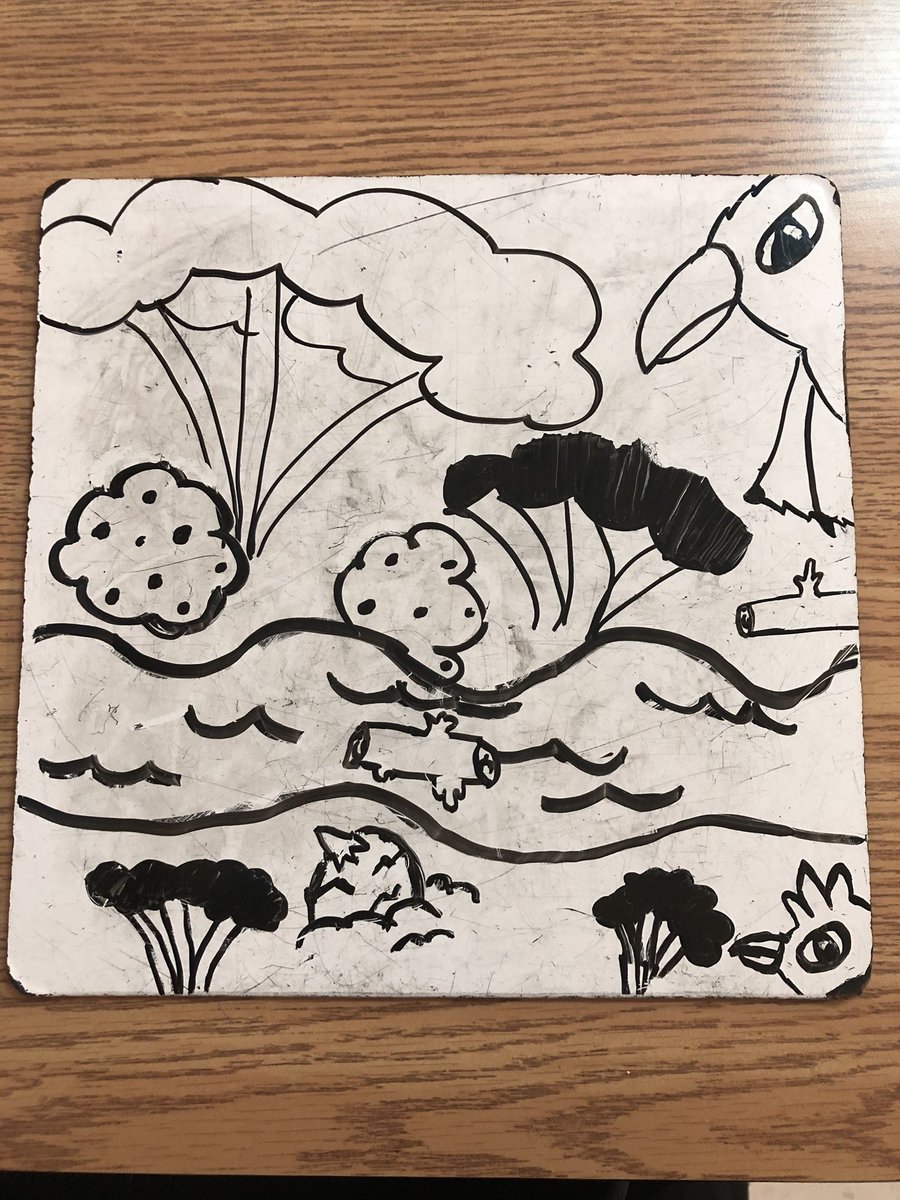 One of our amazing grade 3’s just doodling. Wow is all I can say