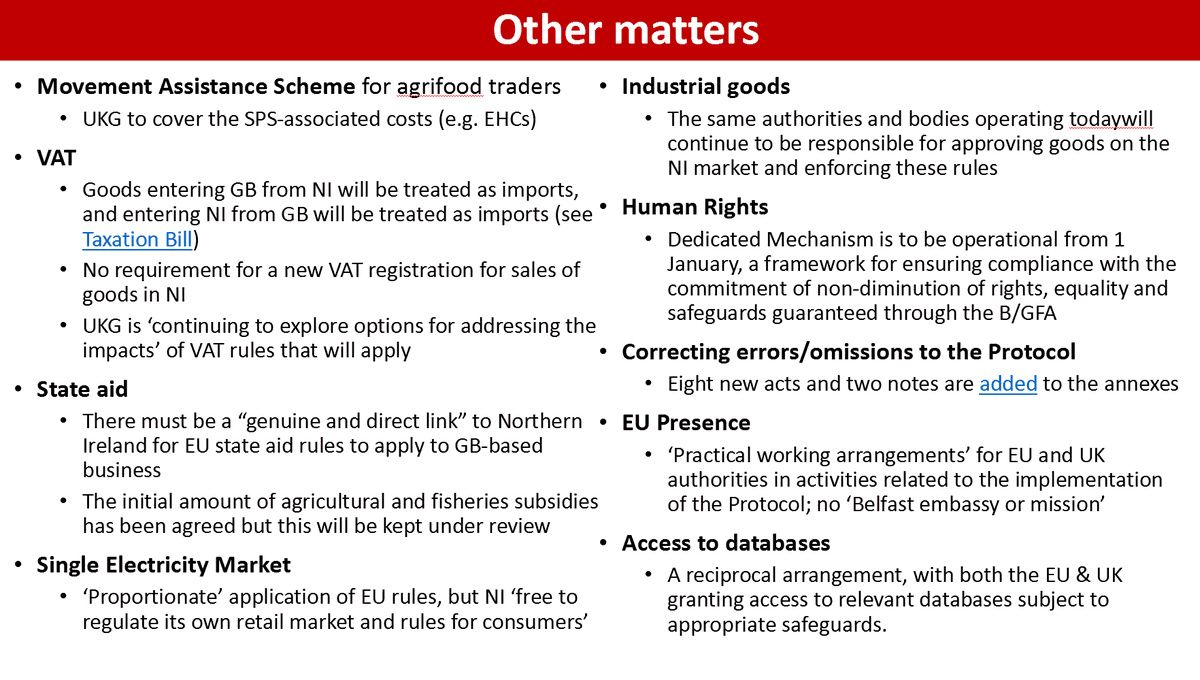 There were alot of other issues that had to be addressed too, including on big, complex, sensitive issues. Welcome progress here overall.5/6