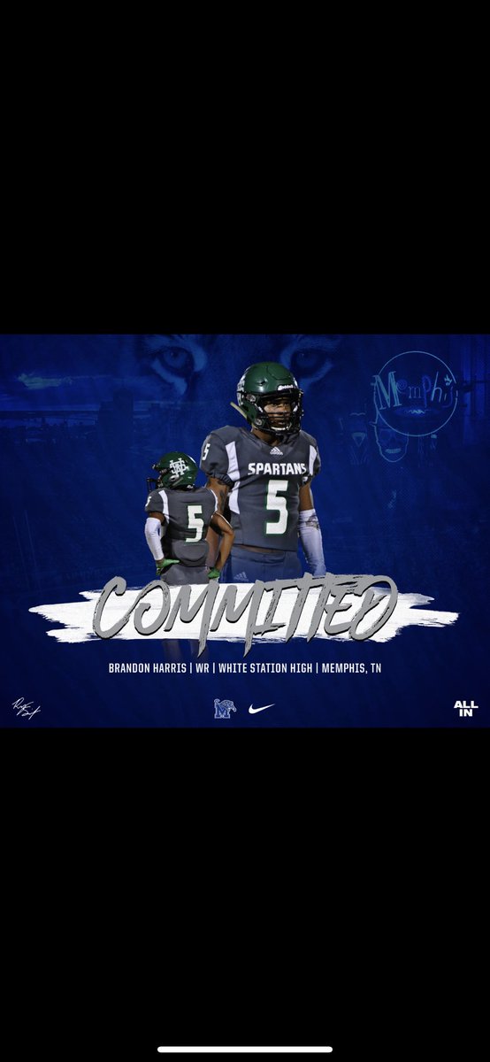 bharris2003's tweet photo. committed #GTG 🐯💙 @MemphisFB @RSilverfield @johnsimon31 @AnthonyJonesFB @Coach_RWilliams  @WhiteStationFB _ @GiveMeNoHassell @DarriusMohn @CoachJames44 @cfowler247 @ https://t.co/2ohSOiO8S2