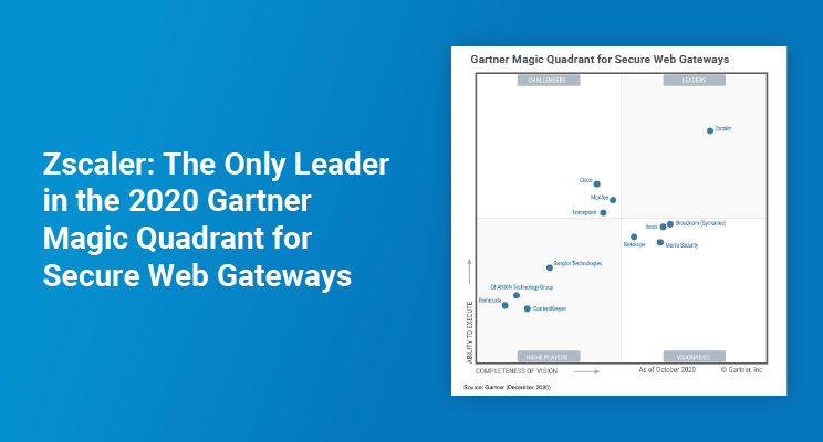 zscaler's tweet image. The news is out! 

Zscaler has been named the only leader in the 2020 @Gartner_inc Magic Quadrant for Secure Web Gateways, cementing 10 consecutive years of being recognized as a Leader. 🎉 

zscaler.com/blogs/company-… #MagicQuadrant