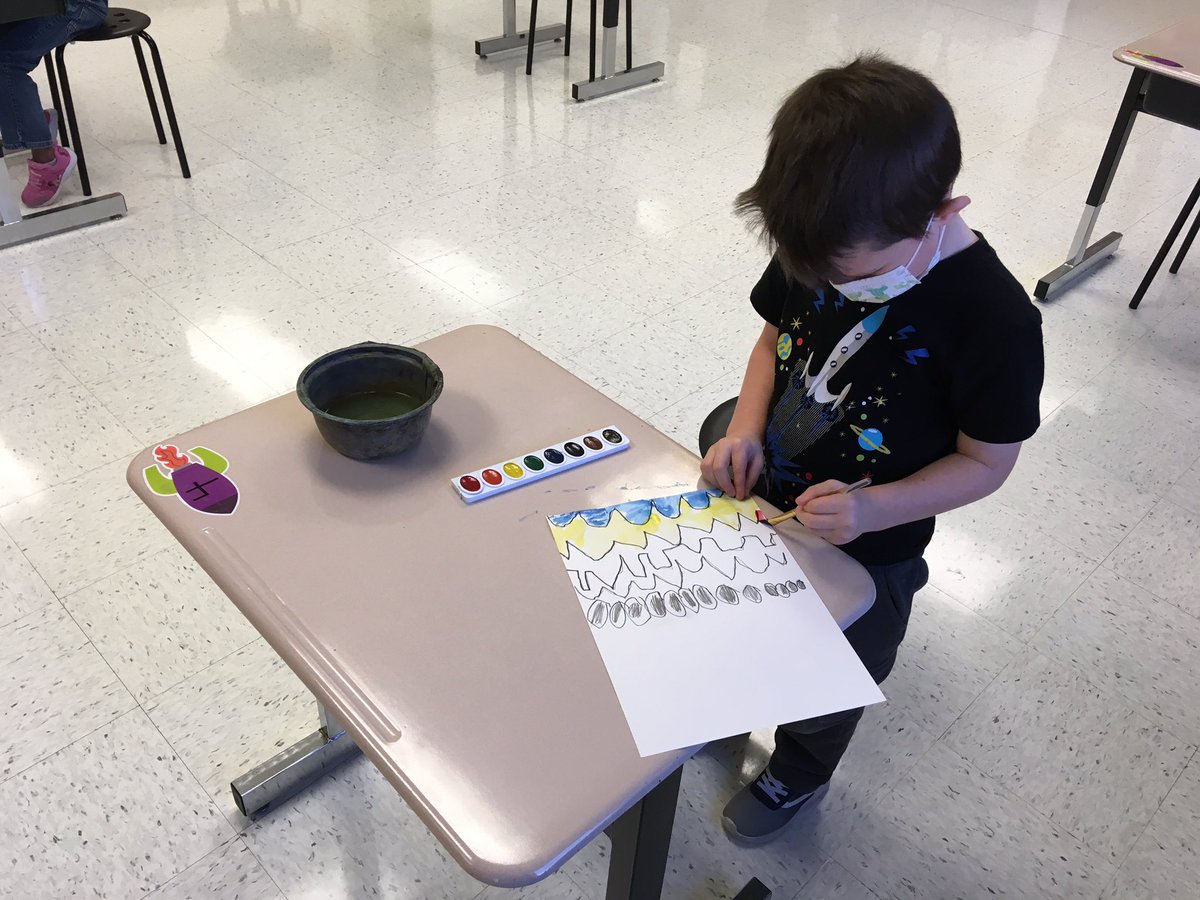 It’s been nice painting with our Liberty Artists this week in the art room! 🎨 #libertytogether