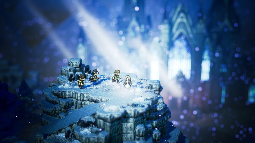 Octopath Traveler, another  @SquareEnix JRPG is one of the most visually stunning ever made with its unique take on a SNES-era artstyleAvailable on Switch and PC. I’m unsure of it’s status as a Nintendo-exclusive, but since there is a PC port available it’s worth a tweet 