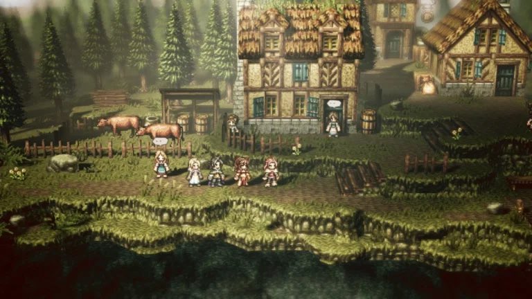 Octopath Traveler, another  @SquareEnix JRPG is one of the most visually stunning ever made with its unique take on a SNES-era artstyleAvailable on Switch and PC. I’m unsure of it’s status as a Nintendo-exclusive, but since there is a PC port available it’s worth a tweet 