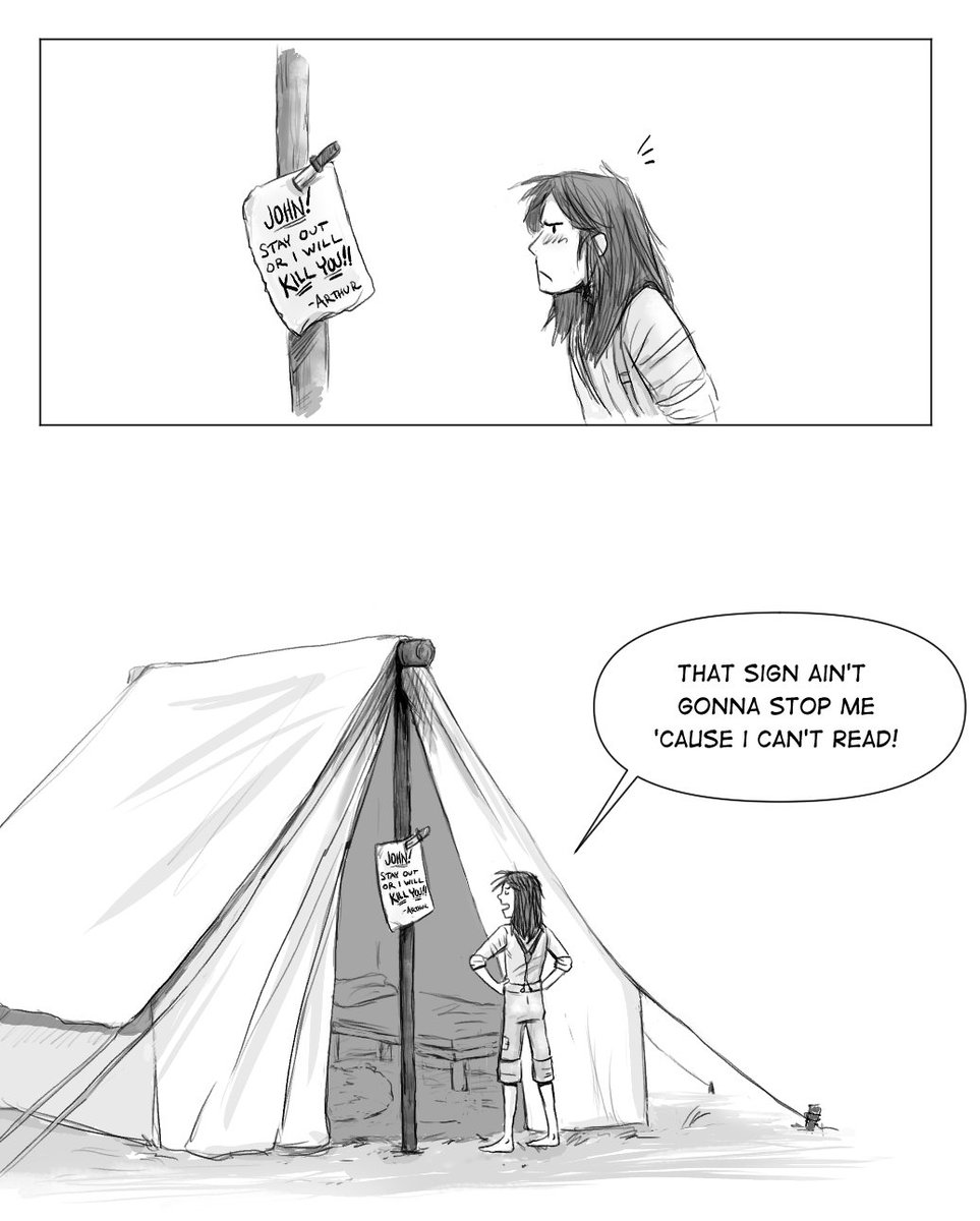 Here's a rdr2 comic based on a meme