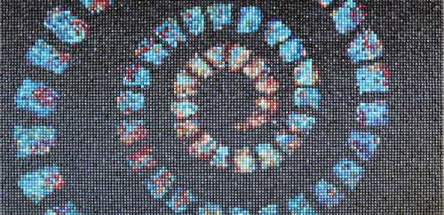 this guy recycles keyboard keys