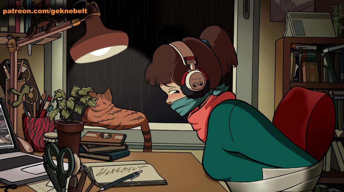 Study Girl got so caught up in her lo-fi hip-hop radio that she didn't...