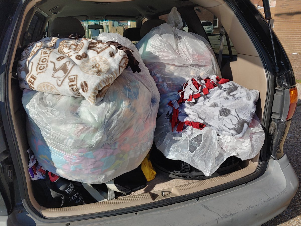 Today, Christopher Clements - coordinator of our RSVP - dropped off 30 handmade personalized blankets for <a href="/ElderServeInc/">ElderServe Inc</a>'s Adopt-A-Senior program. We hope this gift will bring some warmth and comfort this holiday season to seniors in our community.