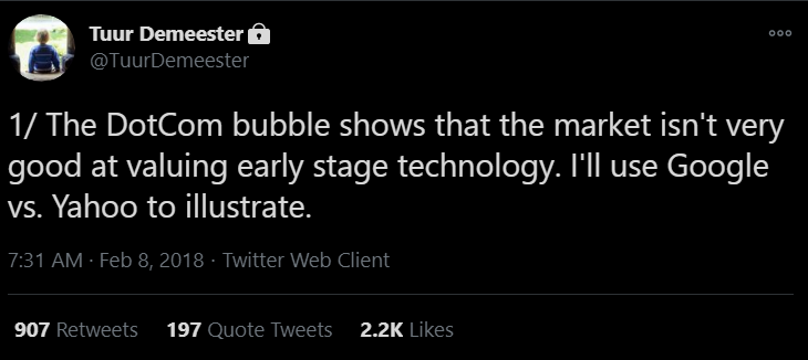 "49/ In my view, Ethereum is the Yahoo of our day - an unscalable “blue chip” cryptocurrency:"