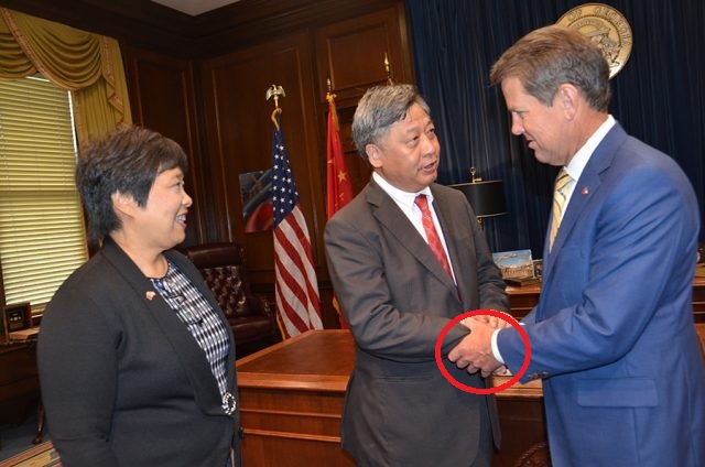 10. Georgia's Governor  @BrianKemp already caught to be in bed with china; China Tribune has then removed many articles they had related to Kemp and China. Patriots have it archived but look at Kemp w wife and wo wife... GA should not trust him!......