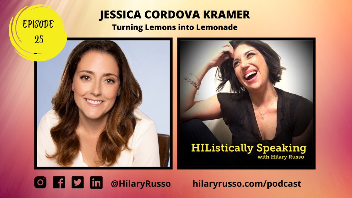 Tragedy can bring people together in the most usual ways. On this week's #HIListicallySpeakingPodcast, <a href="/LemonadaMedia/">Lemonada Media</a> CEO &amp; Co-Founder <a href="/JJCordovaK/">Jess Cordova Kramer (she/her)</a> opens up about how her own loss inspired a journey from lemons to lemonade. Take a sip: bit.ly/341o8dA