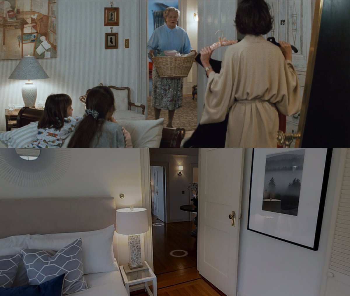 Miranda's room is located in what is now a kid's room. I guess they swapped them around during renovation.