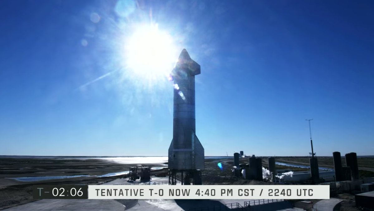 Update on the stream. New T-0 approximately 4:40PM CT