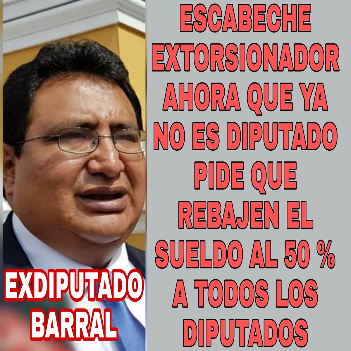 ProSalvaje's tweet photo. @amilcarbarral #CALLA_CALLA
#ESCABECHE_EXTORSIONADOR 
#bolivia
#boliviasocial https://t.co/m5vNdquWmM