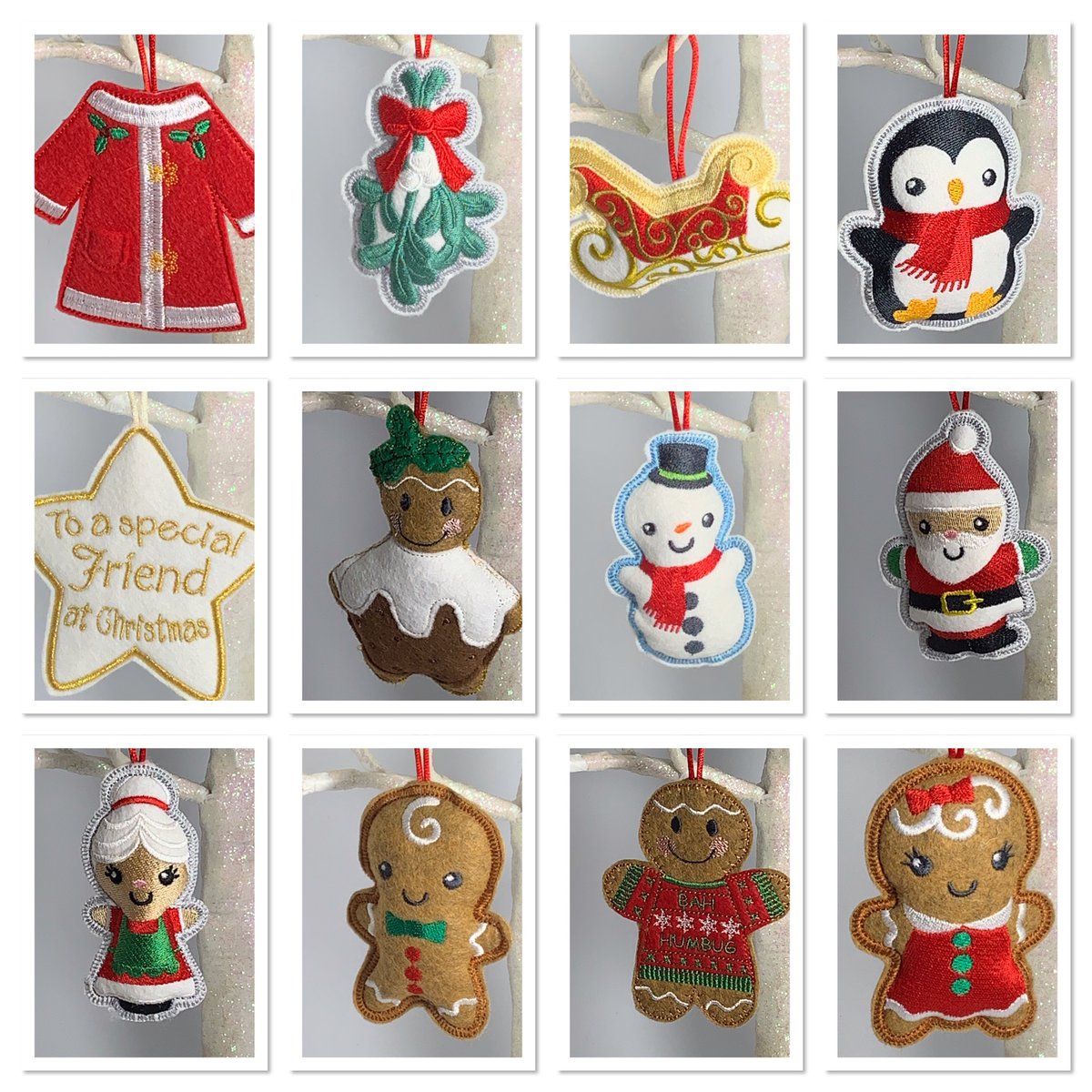 Replying to@HandmadeHour
Hi, lots of lovely felt embroidered Christmas decorations over in beespokecrafts shop in the British craft house