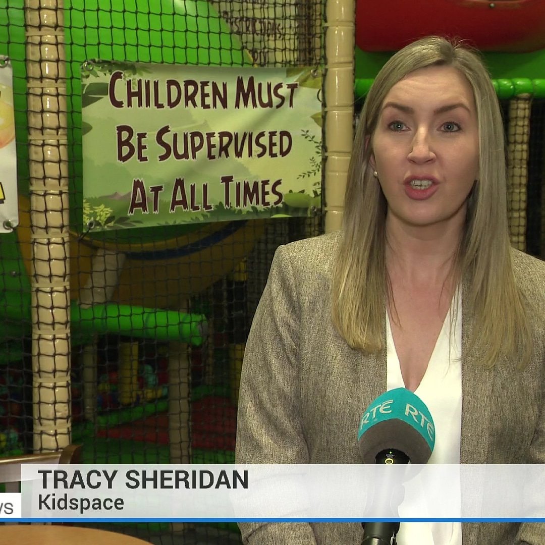 KidSpaceDublin's tweet photo. Did you see Kidspace's Tracy Sheridan on the  @rtenews yesterday? She was discussing the high cost of business insurance. Lots of hard work going on behind the scenes by @PALI_IRE to help all businesses in the sector. Catch up on the RTÉ Player. #insuranceereform https://t.co/EzvgcHDTqo