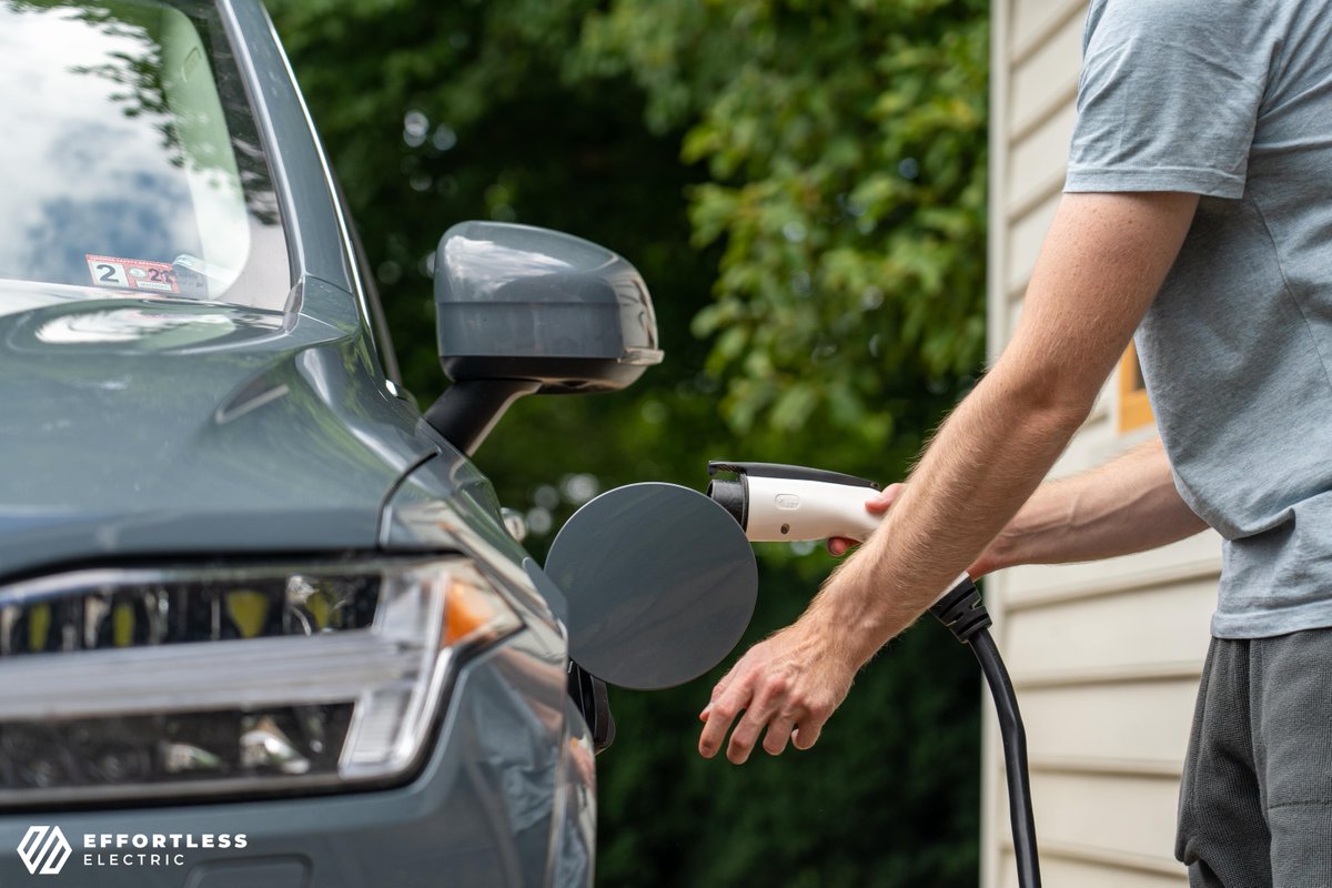 Effortless_Elec's tweet photo. Say goodbye to gas stations. 

Effortless Electric makes charging your plug-in vehicle at home effortless. Wake up to a full battery everyday with our turn-key installation package.

#ev #evcharging #evcharger #effortlesselectric #phev #electriccar #electriccars #volvo #juicebox https://t.co/uVd5JTNU4r