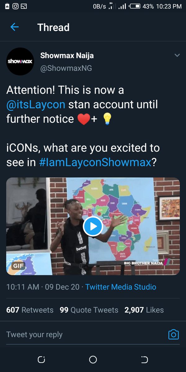 sermmygenius's tweet photo. Virtually all entertainment accounts have turned into of Laycon stan account. @itsLaycon the clout dem keep chasin. #IamLayconShowmax #MentosXLaycon #layconxgotv #LayconBeautifulBodyng #layconxjumia https://t.co/GuLyqTysdN