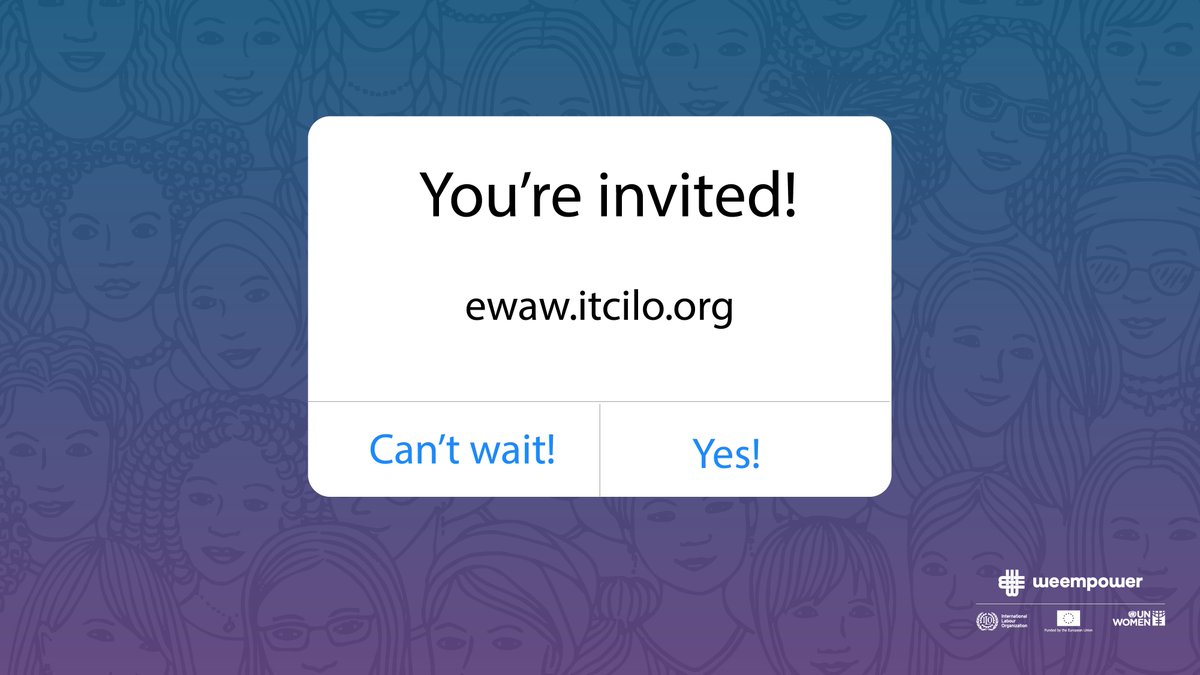 Empower_Women's tweet image. You're invited!

Whether you're looking for online courses or organization-level support, there's something for you on the Empowering Women at Work platform 👉 ewaw.itcilo.org cc: @ilo @UN_Women @eurogender #WeEmpower #EU