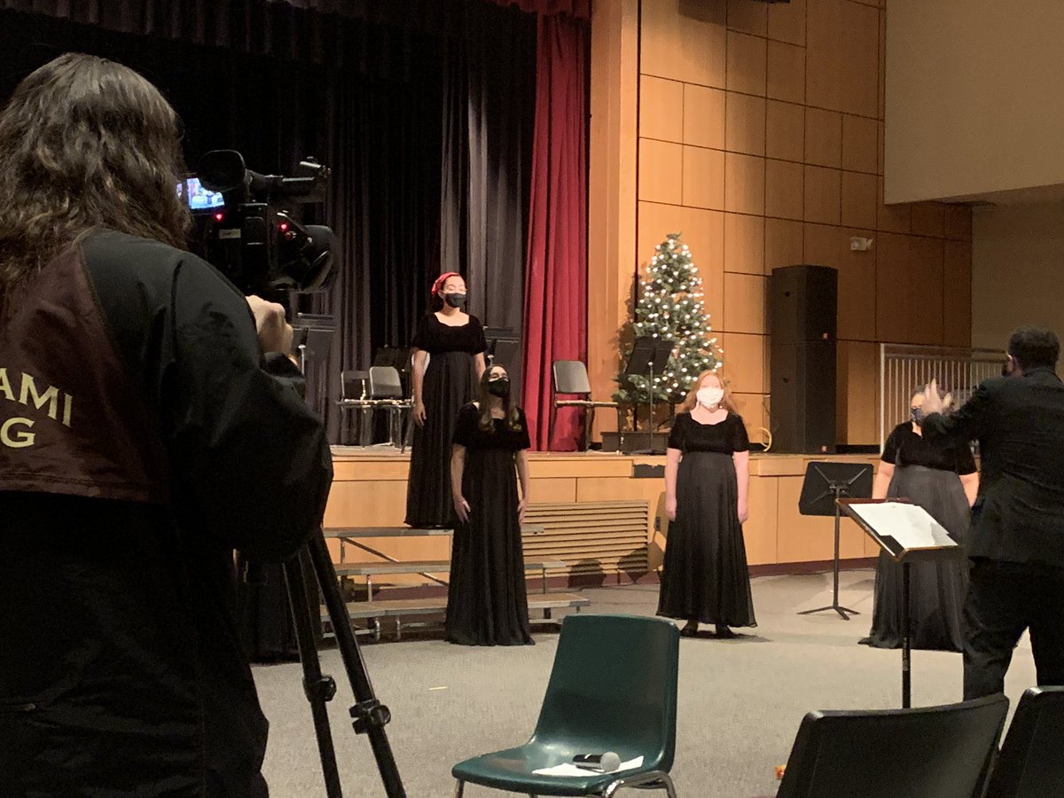 gami_tv's tweet photo. Gami-TV recording the Winter Concert.  Coming soon! https://t.co/NIZWR67mYy