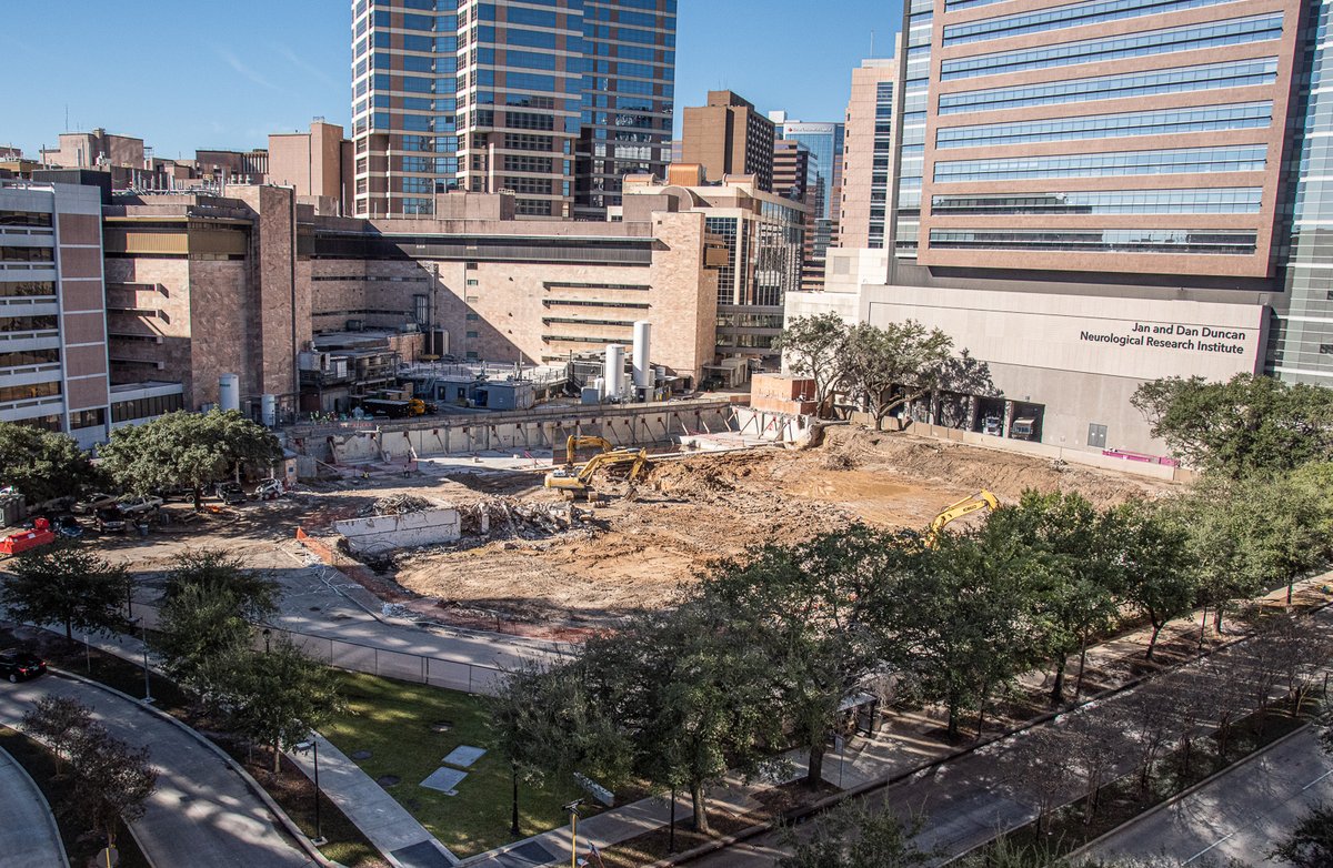 Going, going, gone!  We'll miss you, old Dental Branch building!  <a href="/UTSDHouston/">UTHealth Houston School of Dentistry</a>  #WeAreUTSD
