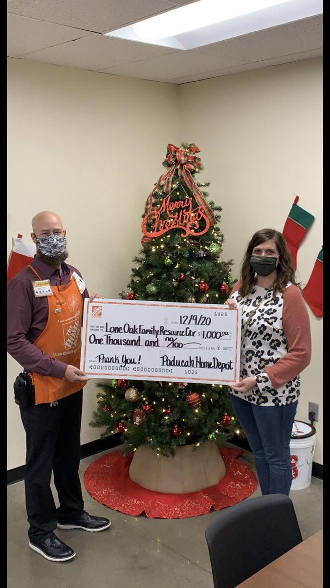 We were honored to award Lone Oak Family Resources with a donation to assist children in our community have a better Christmas. #operationsurprise #HomeDepotFound <a href="/wayne2314/">Wayne Williams</a> 
<a href="/RStOnge250/">Roger St.Onge</a> <a href="/jody_delicato/">Jody Delicato</a> @AmandaW2314 <a href="/RisleyJeff/">Jeff Risley</a> <a href="/DebraBakerHD/">Debra Baker-Murph</a>  <a href="/RobD250/">Rob Dyer</a>