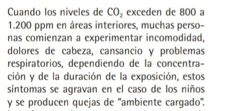 RosaEZBr's tweet photo. Hoy me han puesto un medidor de CO2 en el aula... el aparato ha puesto la carita triste...y no será por no ventilar, que estábamos a 16° con calefacción....
He leído un documento de la CAM sobre la calidad del aire en espacios interiores y esto dice del CO2....
@CCOOEducaMa https://t.co/ygYrvcoBuZ