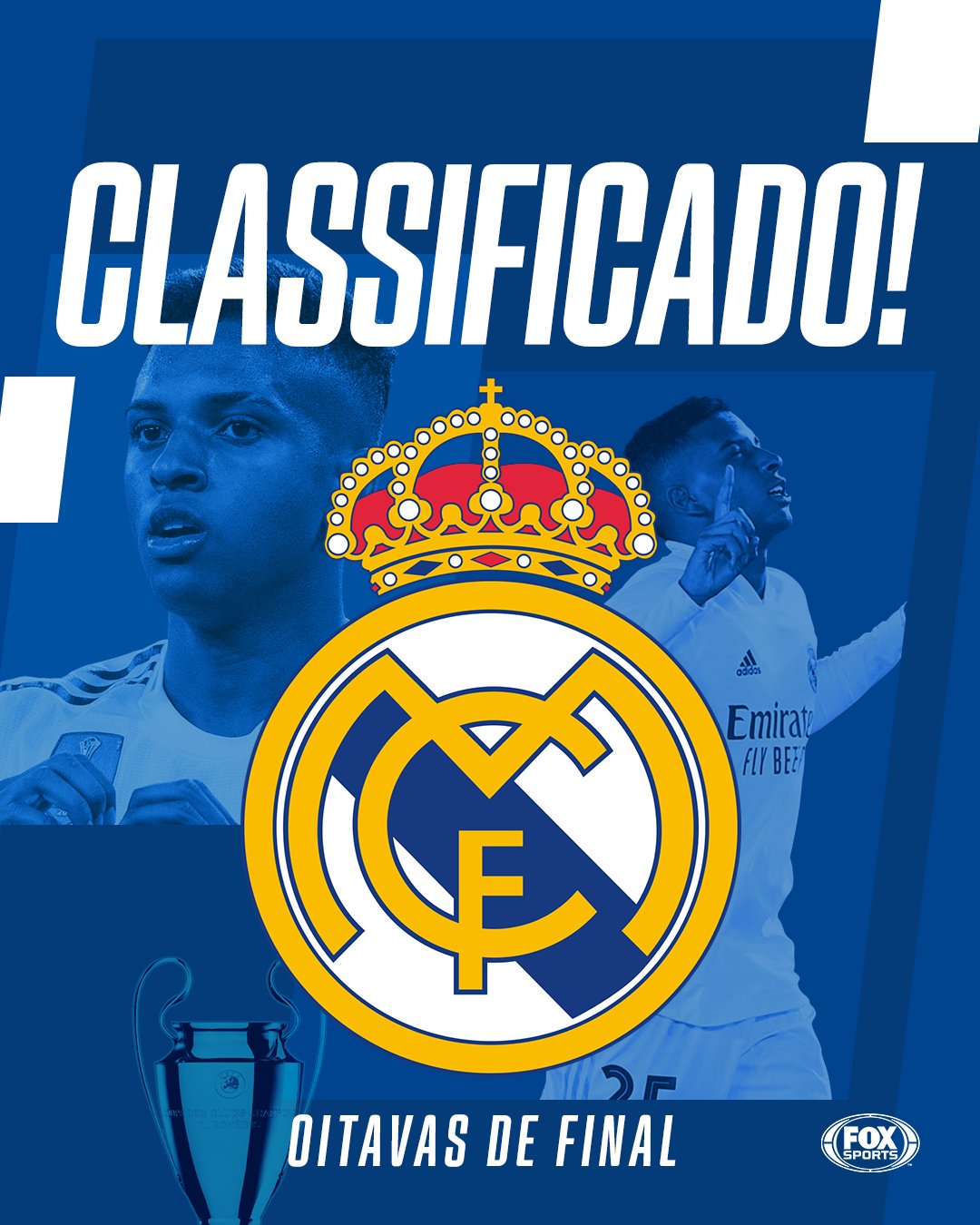 Celebração da classificação do Real Madrid na Champions viraliza