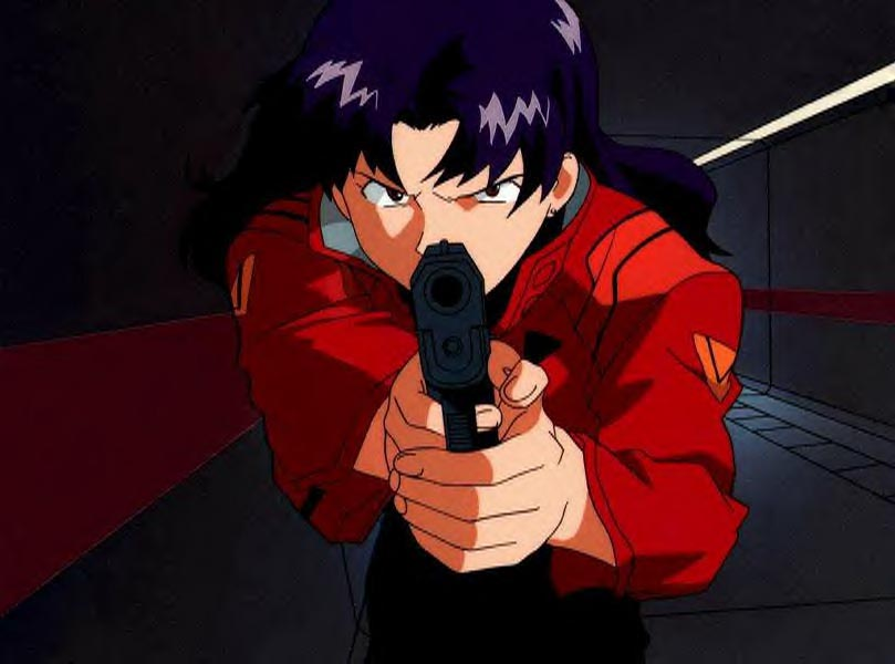 L'accomplissement de cette pensée a lieu dans EoE. Misato n'a plus besoin de se cacher, plus besoin d'avoir peur, tout est fini. Son seul espoir pour venger son père et sauver le monde est Shinji, sa vie n'a plus aucune importance.