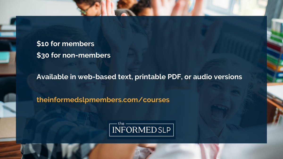TheInformedSLP's tweet photo. Unsure where to begin with #AAC ?
Check out our course:
https://t.co/jmVgbNvqsp
#slpeeps #speechpathology #speechtherapy #SLT #augcomm #autism #eiSLP #preKSLP https://t.co/qE8yGt1YbY