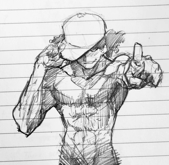 Drew this real quick in my notebook 
